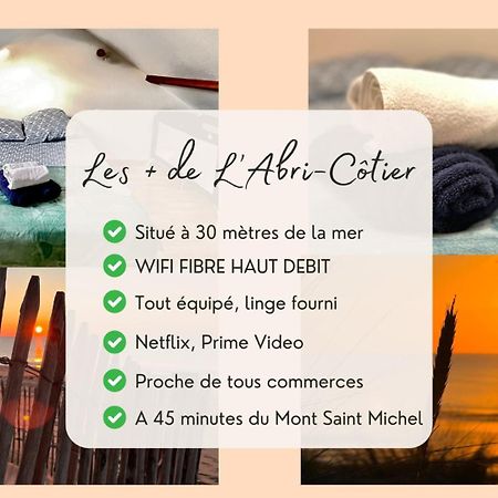 L'Abri-Cotier A 30 Metres De La Mer Annoville Zewnętrze zdjęcie